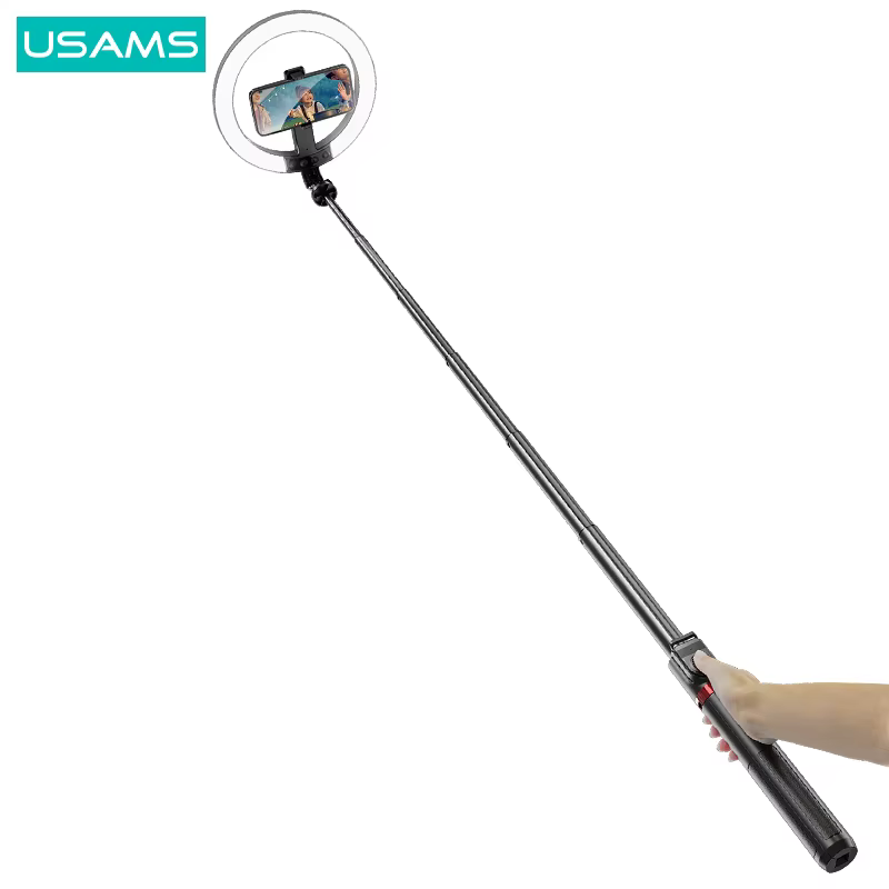 Palo Selfie Trípode Con Aro De Luz USAMS ZB323 - 230cm