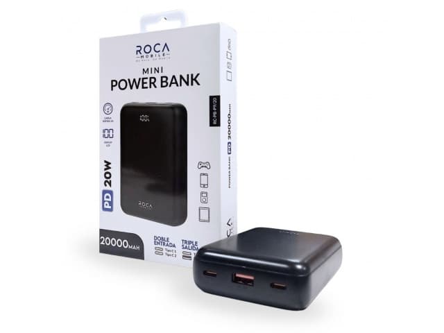 Mini Power Bank 20.000mAh ROCA MOBILE - PD20W