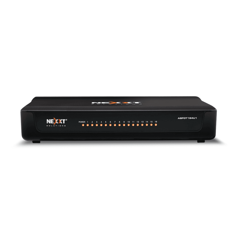Switch Nexxt Naxos 1600 De 16 Puertos - 10/100Mbps